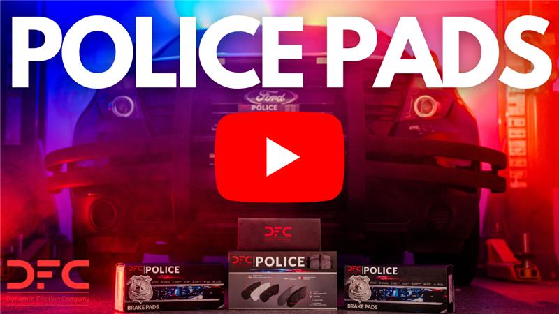 Dynamic Friction Company Launches High-Performance Police Brake Pads for Law Enforcement Vehicles