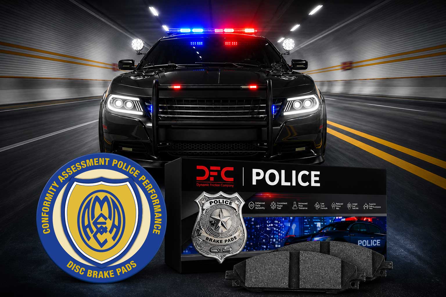 Ford Explorer Police Brake Pads AMECA Certified