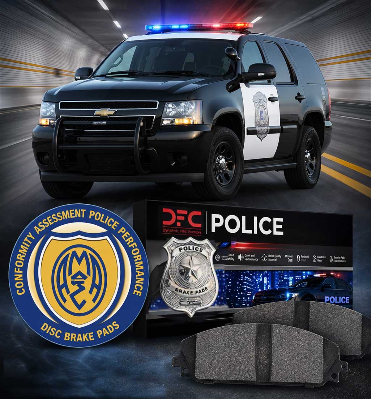 Protected: Ford Explorer Police Brake Pads AMECA Certified | DFC